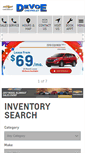 Mobile Screenshot of devoechevy.com